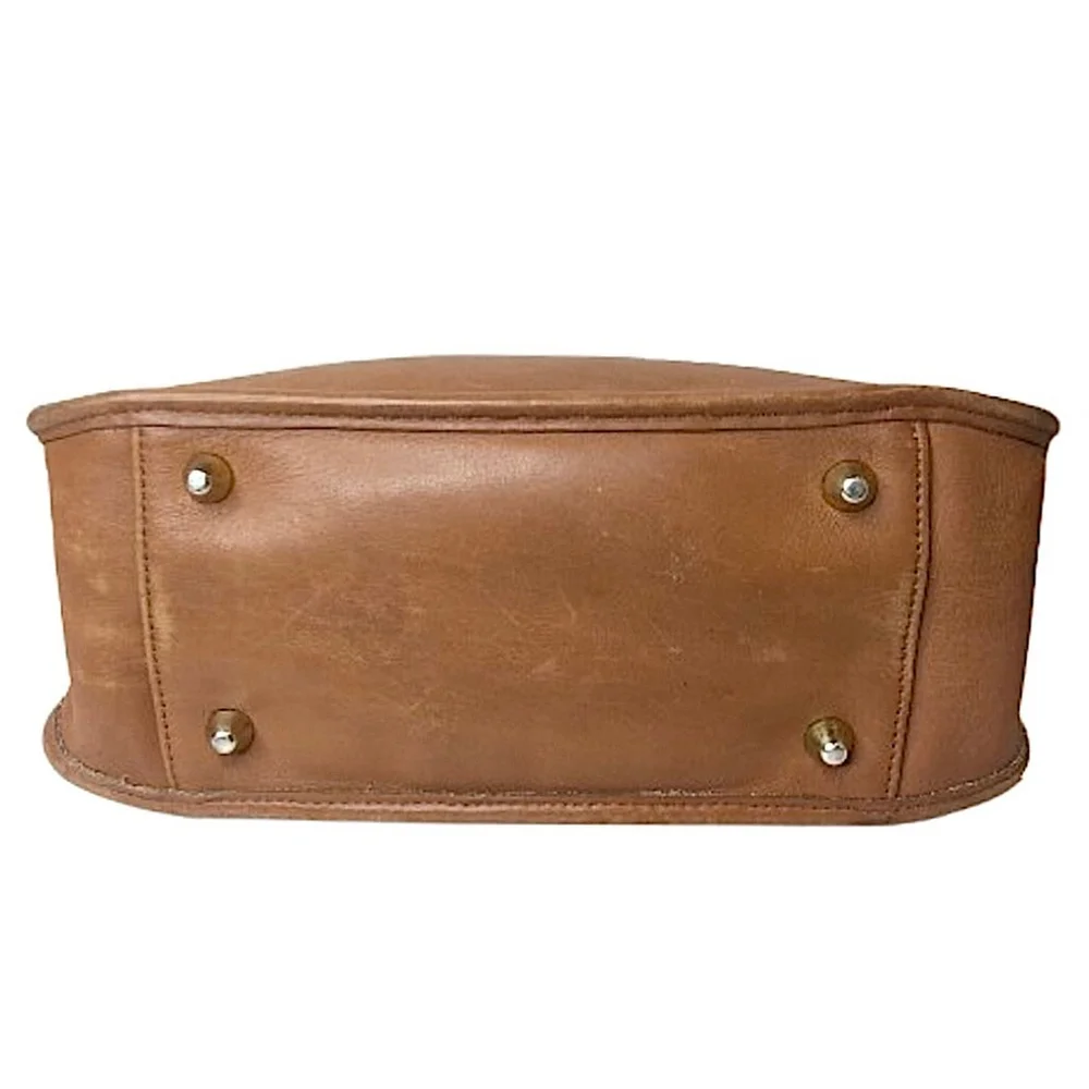 Vintage COACH Legacy Zip Camel Glove-Tanned Leather Shoulder Bag USA 9966